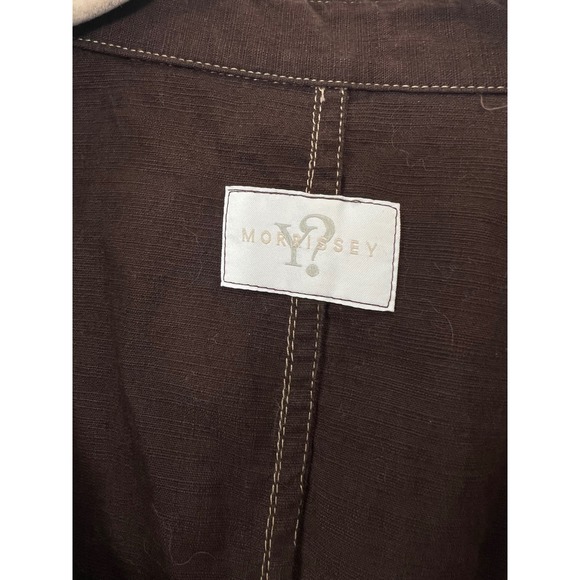 Women's Morrissey Y? Brown Vintage Canvas Jacket Size 12 - Picture 6 of 8